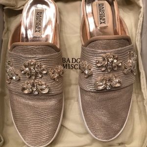 Badgley Mischka slip ons